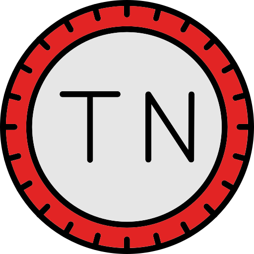 튀니지 Generic color lineal-color icon
