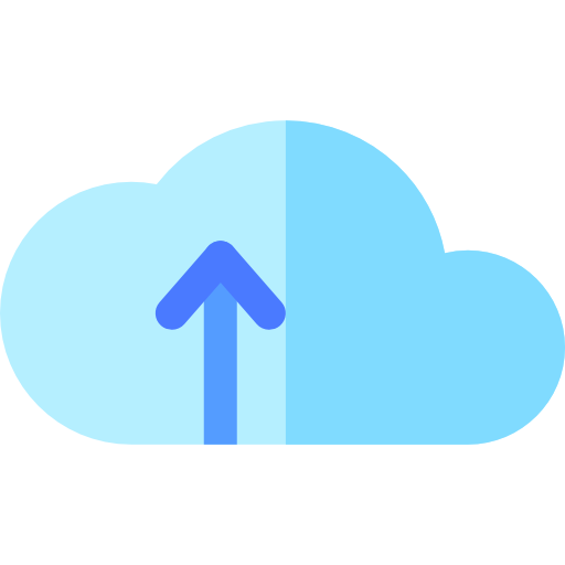 cloud computing Basic Rounded Flat icona