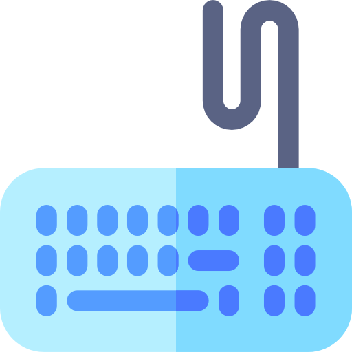 teclados Basic Rounded Flat icono