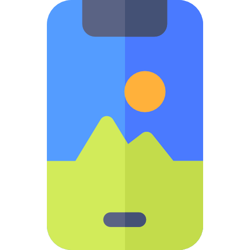 スマートフォン Basic Rounded Flat icon