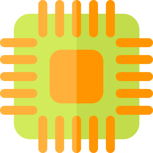 Cpu Basic Rounded Flat icon