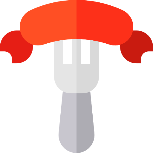 Sausage Basic Straight Flat icon