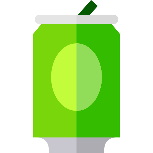 Beer can Basic Straight Flat icon