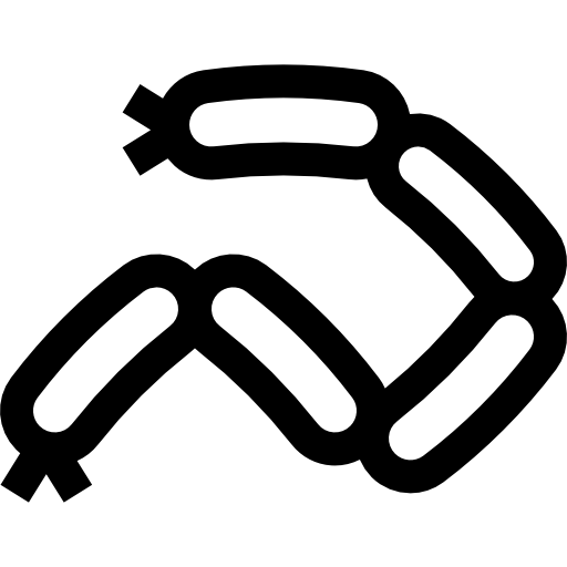 kiełbaski Basic Straight Lineal ikona