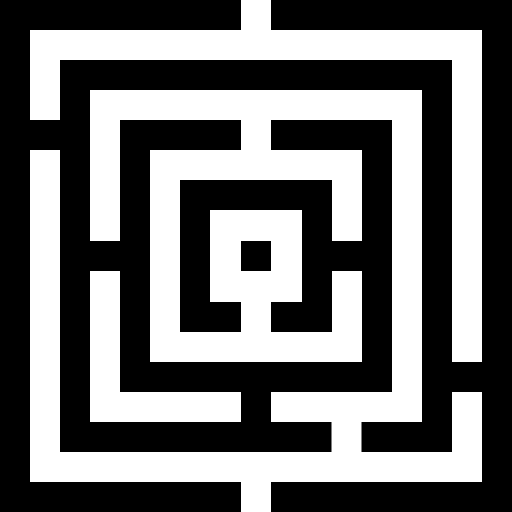 laberinto Basic Straight Lineal icono