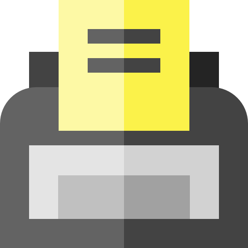 プリンター Basic Straight Flat icon