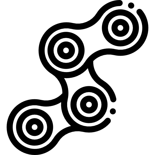체인 Detailed Rounded Lineal icon