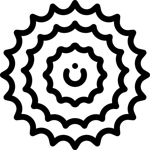 기어 Detailed Rounded Lineal icon