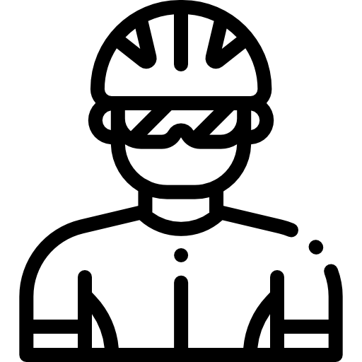 바이커 Detailed Rounded Lineal icon