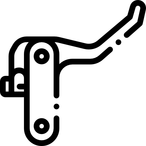 freno Detailed Rounded Lineal icono