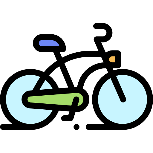 fahrrad Detailed Rounded Lineal color icon