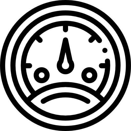 속도계 Detailed Rounded Lineal icon