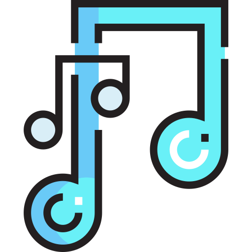 Music Detailed Straight Lineal color icon