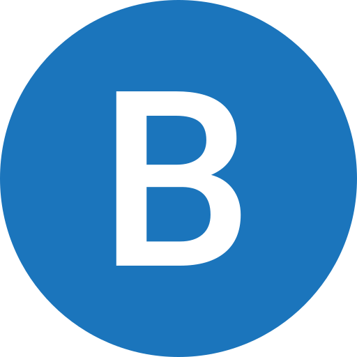 letter b Generic color fill icoon