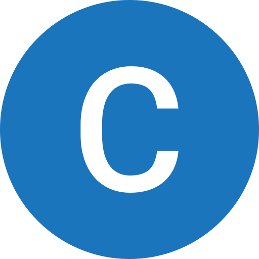 buchstabe c. Generic color fill icon