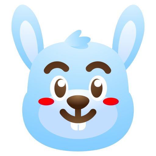 Bunny Generic gradient fill icon