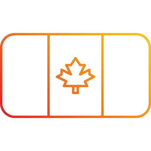 캐나다 Generic gradient outline icon
