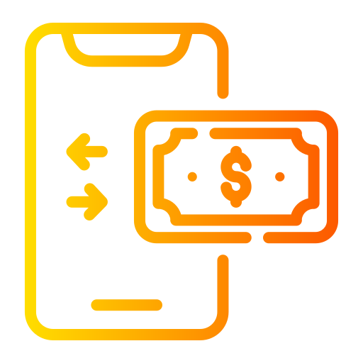 transferencia de dinero Generic Gradient icono