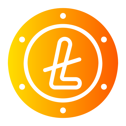 litecoin Generic Flat Gradient icono