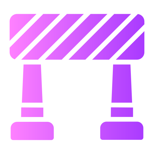 barrera Generic Flat Gradient icono