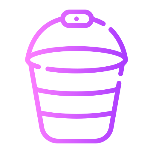 Water Bucket Generic Gradient icon