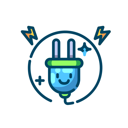 Power Plug Generic Outline Color icon