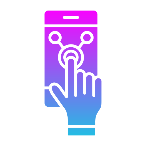 touchscreen Generic Flat Gradient icon