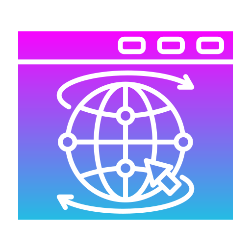 internet Generic Flat Gradient icono