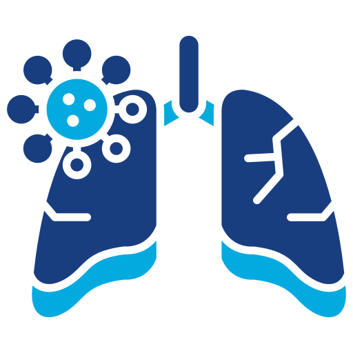Lungs Generic color fill icon