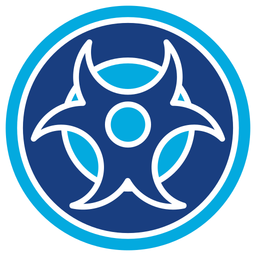 Biohazard Generic color fill icon