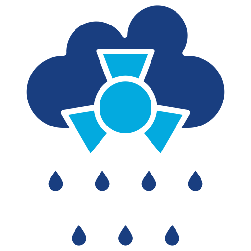 Acid rain Generic color fill icon