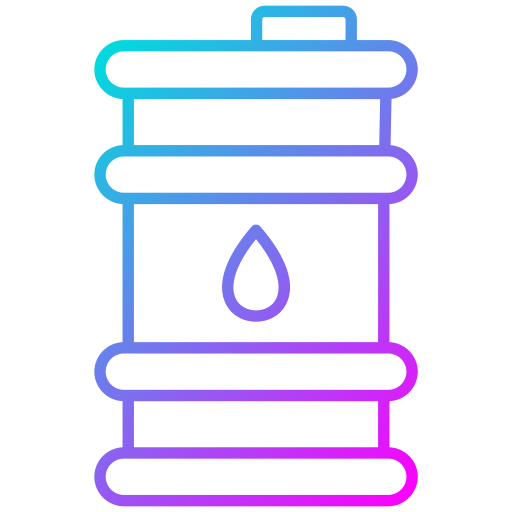 olie vat Generic gradient outline icoon