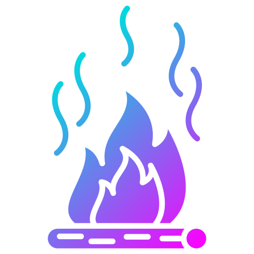 ogień Generic gradient fill ikona