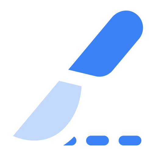 Knife Generic Blue icon