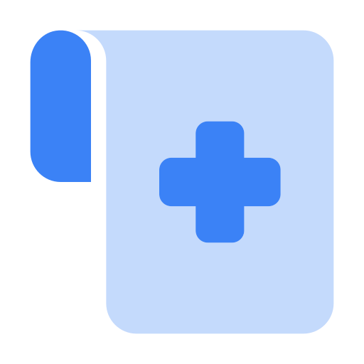 영수증 Generic Blue icon