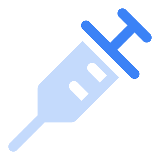 Syringe Generic Blue icon