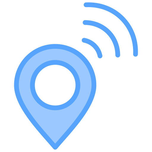 wifi server Generic Blue icon