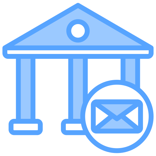 우체국 Generic Blue icon