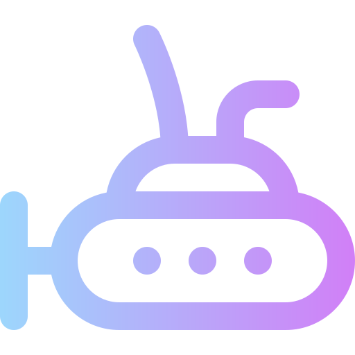 Submarine Super Basic Rounded Gradient icon