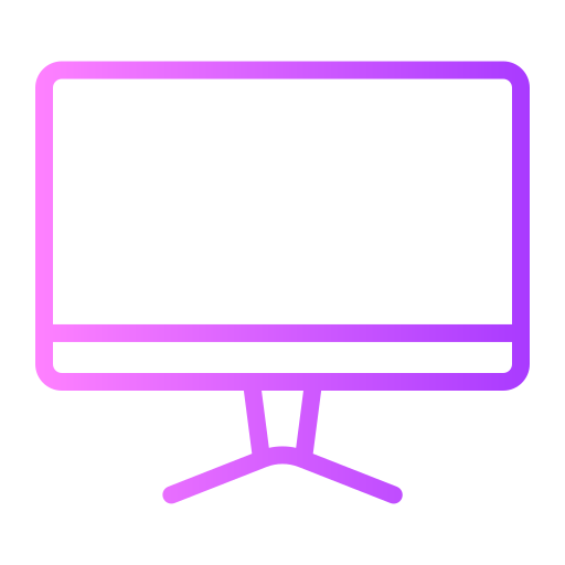 テレビ Generic Gradient icon