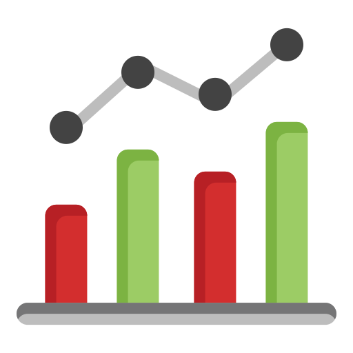 gráfico de barras Generic Flat icono