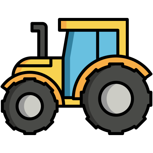 Трактор Generic color lineal-color иконка