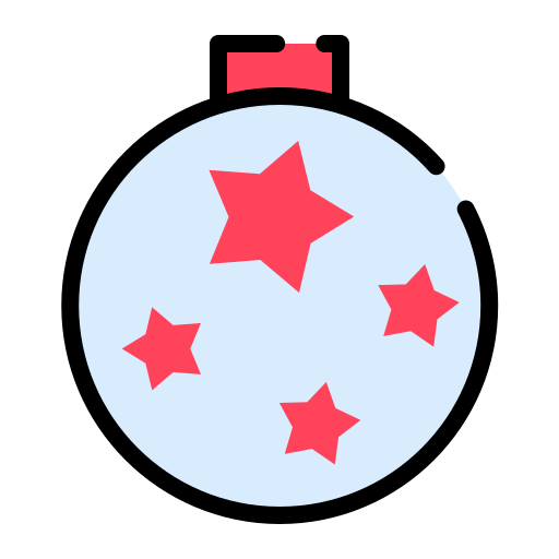 pelota de navidad Generic color lineal-color icono