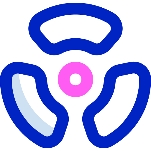 원자력 에너지 Super Basic Orbit Color icon