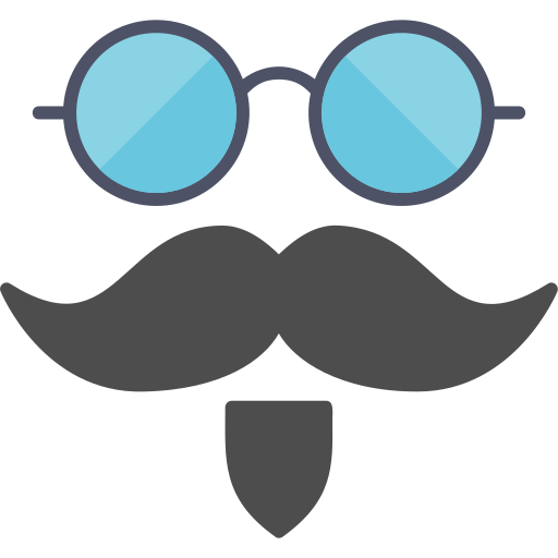 Moustache Generic color fill icon