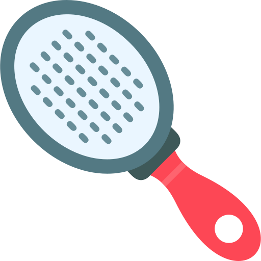 Hair brush Generic color fill icon