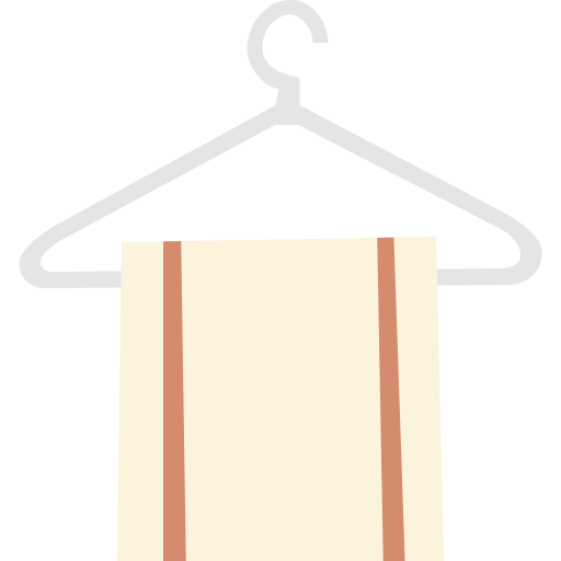 toalla Cartoon Flat icono