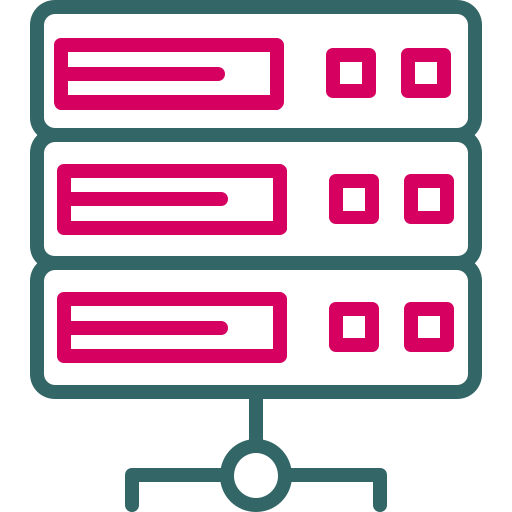 serwer Generic color outline ikona