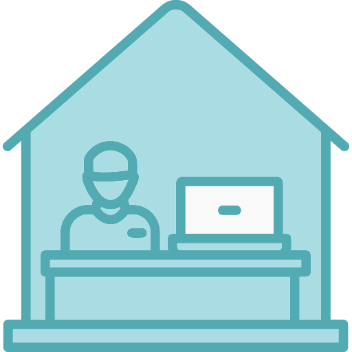 Work from home Generic color lineal-color icon