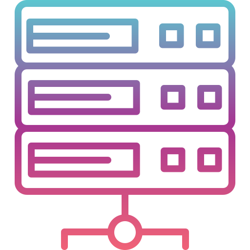 Сервер Generic gradient outline иконка